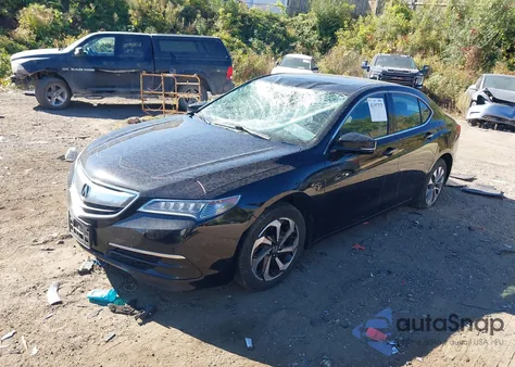 2015 Acura Tlx V6 Tech из США, поврежденный, VIN 19UUB3F55FA004601